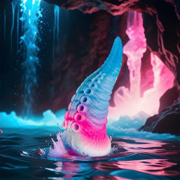 EPIC - PHORCYS BLUE TENTACLE DILDO SMALL SIZE - Afbeelding 9