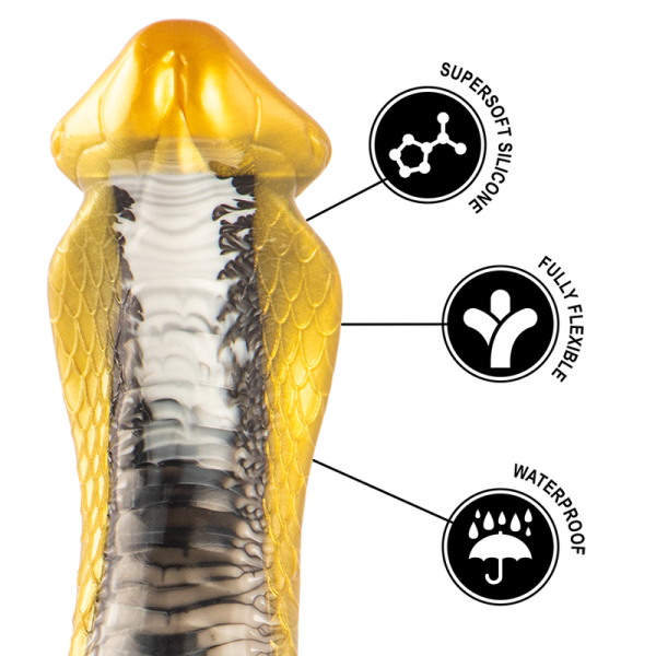 EPIC - DRAKON DILDO YELLOW COBRA - Afbeelding 8