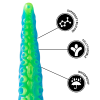 EPIC - SCYLLA FLUORESCENT THIN TENTACLE DILDO LARGE SIZE - Afbeelding 8