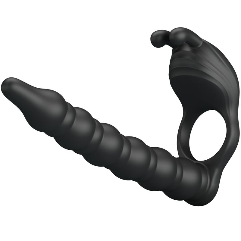PRETTY LOVE - BLACKNEY PENIS RING WITH BLACK VIBRATOR PLUG - Afbeelding 4