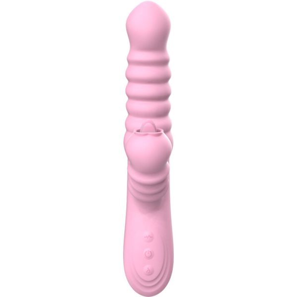 ARMONY - VIBRATOR MULTIFUNCTION WITH STIMULATING TONGUE HEAT EFFECT PINK - Afbeelding 4