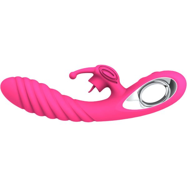 ARMONY - VICKY RABBIT VIBRATOR WITH FUCHSIA PULL RING TONGUE - Afbeelding 3