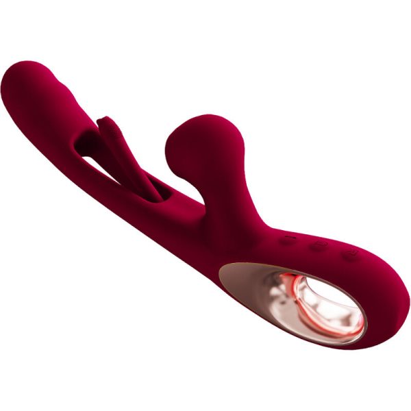 ARMONY - IMPACT SWING VIBRATOR & DUAL STIMULATOR MODEL 2 BORDEAUX - Afbeelding 3