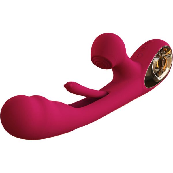 ARMONY - IMPACT SWING VIBRATOR & DUAL STIMULATOR MODEL 2 BORDEAUX - Afbeelding 5