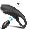 ARMONY - SHARK VIBRATOR RING FOR COUPLES REMOTE CONTROL BLACK - Afbeelding 2