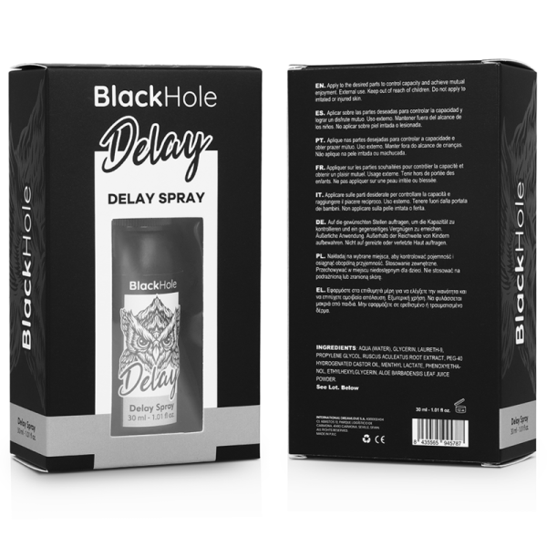 BLACK HOLE - DELAY SPRAY STUDY FORTE 30 ML - Afbeelding 7