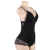 SUBBLIME - BLACK FLORAL LACE DETAIL TEDDY L/XL - Afbeelding 8