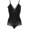 SUBBLIME - BLACK FLORAL LACE DETAIL TEDDY L/XL - Afbeelding 9
