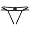 LIVCO CORSETTI FASHION - NOMADE THONG CROTCHLESS BLACK - Afbeelding 4