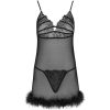 LIVCO CORSETTI FASHION - ZERUNAM SET BABYDOLL + BLACK THONG - Afbeelding 3