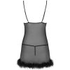 LIVCO CORSETTI FASHION - ZERUNAM SET BABYDOLL + BLACK THONG - Afbeelding 4