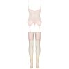 LIVCO CORSETTI FASHION - PERSINNE PEACH SET CORSET + PANTY + STOCKINGS - Afbeelding 4