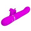 PRETTY LOVE - MULTIFUNCTION RABBIT VIBRATOR 4 IN 1 BUTTERFLY FUCHSIA - Afbeelding 4