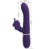 PRETTY LOVE - MULTIFUNCTION RABBIT VIBRATOR 4 IN 1 BUTTERFLY PURPLE - Afbeelding 7