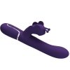 PRETTY LOVE - MULTIFUNCTION RABBIT VIBRATOR 4 IN 1 BUTTERFLY PURPLE - Afbeelding 5