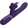 PRETTY LOVE - MULTIFUNCTION RABBIT VIBRATOR 4 IN 1 BUTTERFLY PURPLE - Afbeelding 3