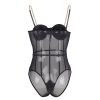 SUBBLIME - BLACK CHAIN SUSPENDERS BODYSUIT S/M - Afbeelding 6