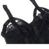 SUBBLIME - TEDDY WITH GARTER STRAP DETAIL CHEST BLACK L/XL - Afbeelding 8