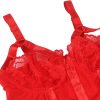 SUBBLIME - TEDDY WITH GARTER STRAP DETAIL CHEST RED L/XL - Afbeelding 6