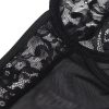 SUBBLIME - TEDDY WITH GARTER WITH LACE DETAIL AND STRIPS BLACK S/M - Afbeelding 8