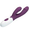 PRETTY LOVE - BUTTERFLY KISS RABBIT VIBRATOR & G-SPOT STIMULATOR PURPLE - Afbeelding 4