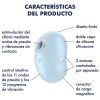 SATISFYER - CUTIE GHOST LAY-ON VIBRATOR LIGHT BLUE - Afbeelding 4