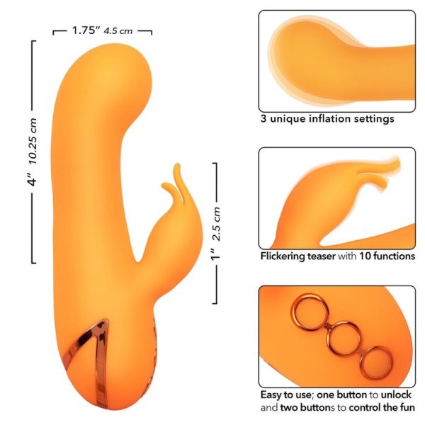 CALEXOTICS - MONTECITO MUSE VIBRATOR RABBIT ORANGE BY CALIFORNIA DREAMING - Afbeelding 7