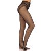 LEG AVENUE - CROTCHLESS FISHNET STOCKINGS BLACK - Afbeelding 3