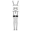 LIVCO CORSETTI FASHION - THIARA LC 20213 SET BODY + STOCKINGS BLACK S/M - Afbeelding 7