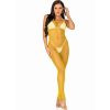 LEG AVENUE - LONG NET DRESS YELLOW ONE SIZE - Afbeelding 2
