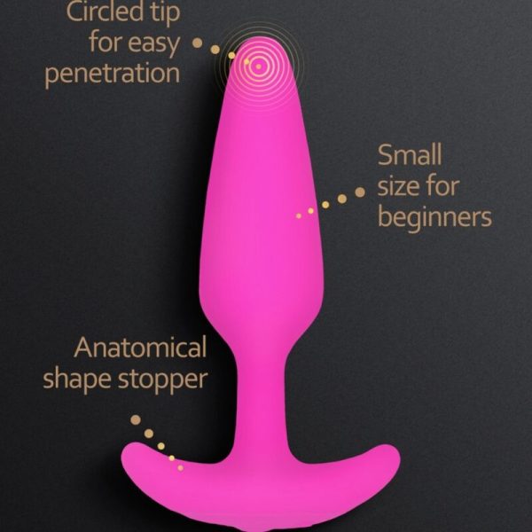 G-VIBE - GPLUG VIBRATOR PLUG ANAL XS FUCHSIA - Afbeelding 4