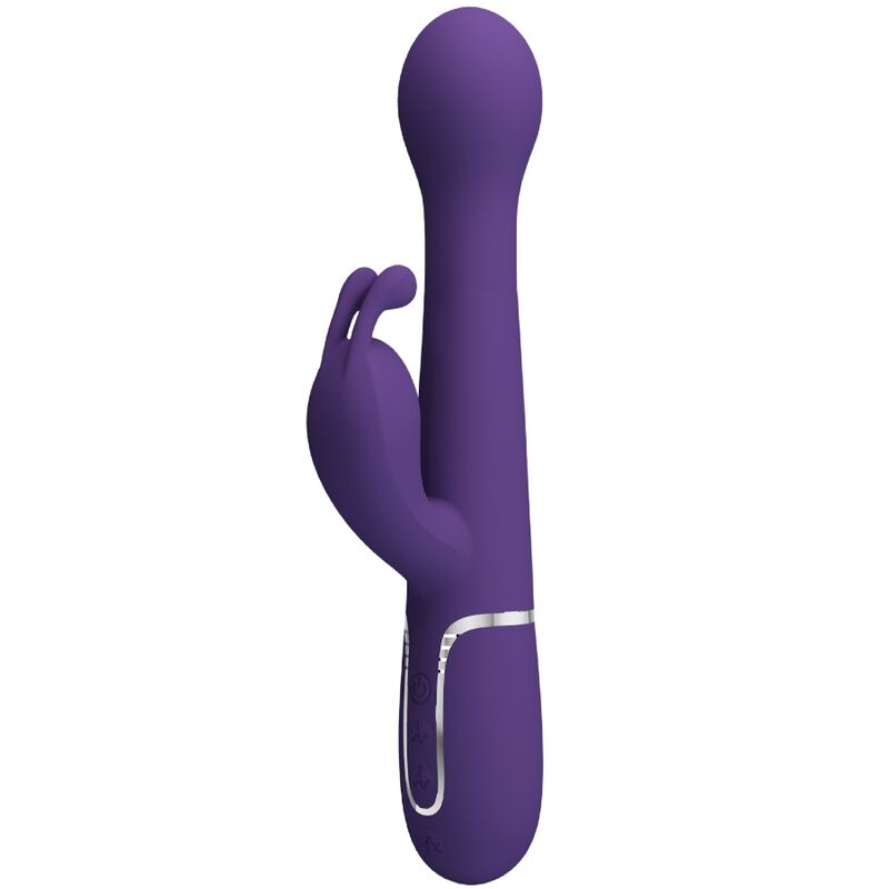 PRETTY LOVE - DEJON RABBIT VIBRATOR 3 IN 1 MULTIFUNCTION PURPLE - Afbeelding 2