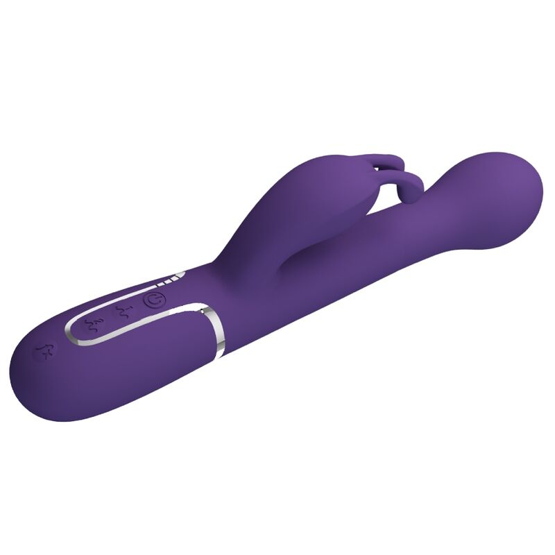 PRETTY LOVE - DEJON RABBIT VIBRATOR 3 IN 1 MULTIFUNCTION PURPLE - Afbeelding 4