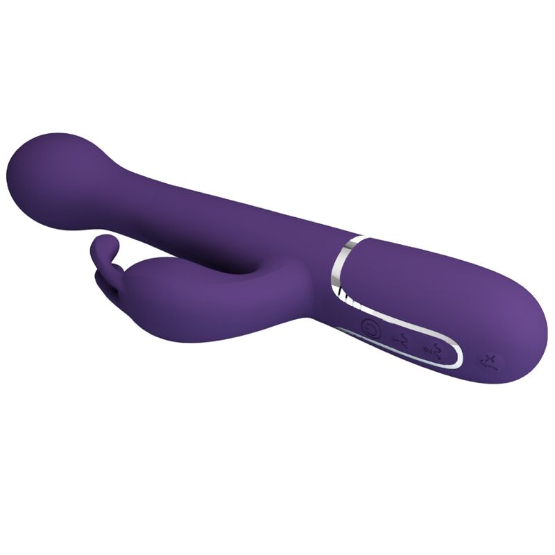 PRETTY LOVE - DEJON RABBIT VIBRATOR 3 IN 1 MULTIFUNCTION PURPLE - Afbeelding 5