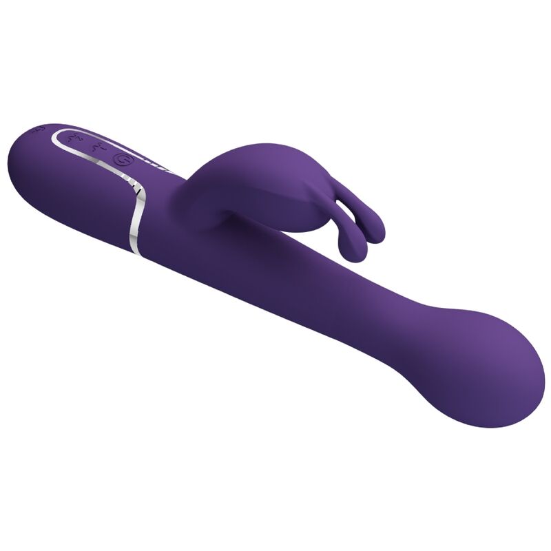 PRETTY LOVE - DEJON RABBIT VIBRATOR 3 IN 1 MULTIFUNCTION PURPLE - Afbeelding 7
