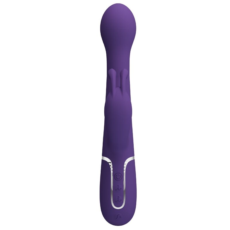 PRETTY LOVE - DEJON RABBIT VIBRATOR 3 IN 1 MULTIFUNCTION PURPLE - Afbeelding 3