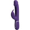 PRETTY LOVE - KAMPAS RABBIT 3 IN 1 MULTIFUNCTION VIBRATOR WITH TONGUE VIOLET - Afbeelding 2