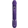 PRETTY LOVE - KAMPAS RABBIT 3 IN 1 MULTIFUNCTION VIBRATOR WITH TONGUE VIOLET - Afbeelding 3