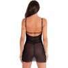 LIVCO CORSETTI FASHION - KROLINA LC 90734 CHEMISE + THONG BLACK L/XL - Afbeelding 2