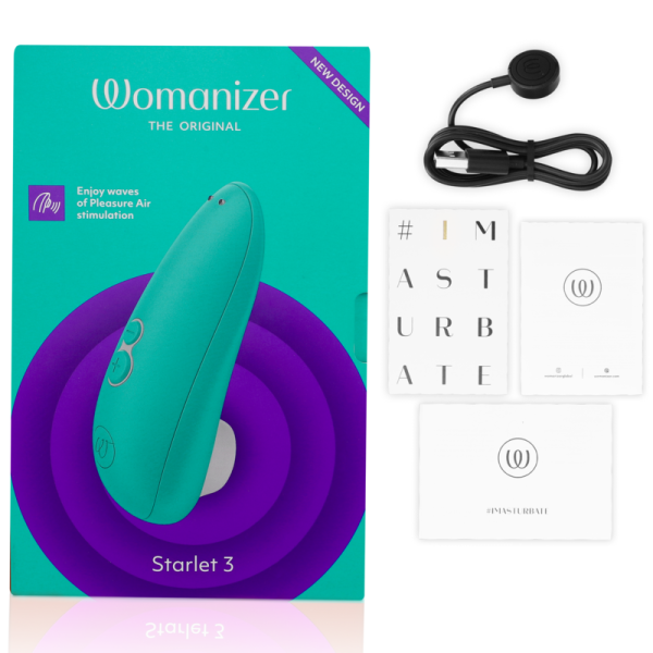 WOMANIZER - STARLET 3 CLITORAL STIMULATOR TURQUOISE - Afbeelding 6