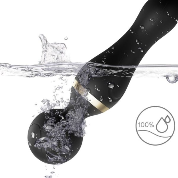 ARMONY - FREEZA MASSAGER & VIBRATOR SUPER FLEXIBLE HEAD BLACK - Afbeelding 4