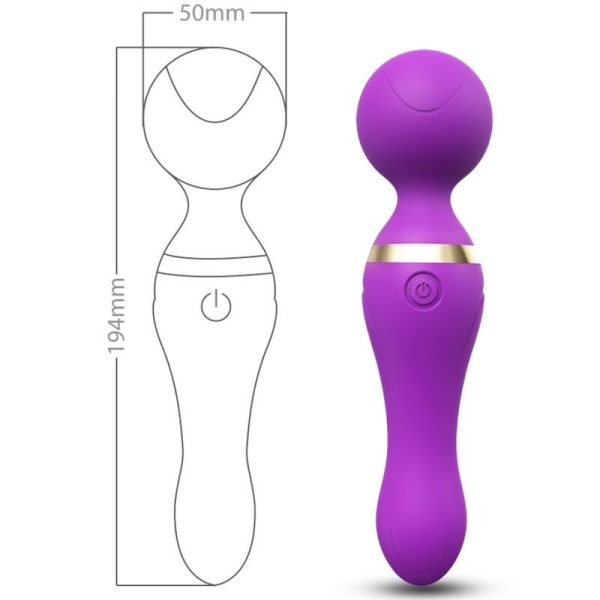 ARMONY - FREEZA MASSAGER & VIBRATOR SUPER FLEXIBLE HEAD PURPLE - Afbeelding 2