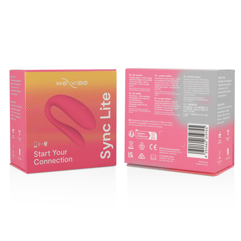 WE-VIBE - SYNC LITE CLITORIS STIMULATOR PINK - Afbeelding 6