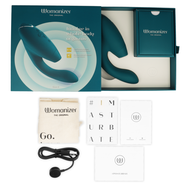 WOMANIZER - DUO 2 STIMULATOR BLUE PETROL - Afbeelding 6