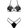 LIVCO CORSETTI FASHION - JIMENA LC 20216 BRA + THONG BLACK ONE SIZE - Afbeelding 3