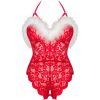 LIVCO CORSETTI FASHION - SANTAS LACE LADY BODY CROTCHLESS CHRISTMAS L/XL - Afbeelding 3
