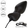 CALEXOTICS - ROCK BOTTOM PERFECT ANAL PLUG 10 VIBRATIONS SILICONE BLACK - Afbeelding 8