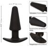 CALEXOTICS - ROCK BOTTOM TAPERED ANAL PLUG 10 VIBRACIONES SILICONE BLACK - Afbeelding 7