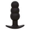 CALEXOTICS - ROCK BOTTOM BEADED ANAL PLUG 10 VIBRATIONS SILICONE BLACK - Afbeelding 3
