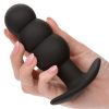 CALEXOTICS - ROCK BOTTOM BEADED ANAL PLUG 10 VIBRATIONS SILICONE BLACK - Afbeelding 6